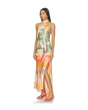 Falguni Shane Peacock SUNSET HAVEN ドレス - Pink,Orange. - サムネイル2