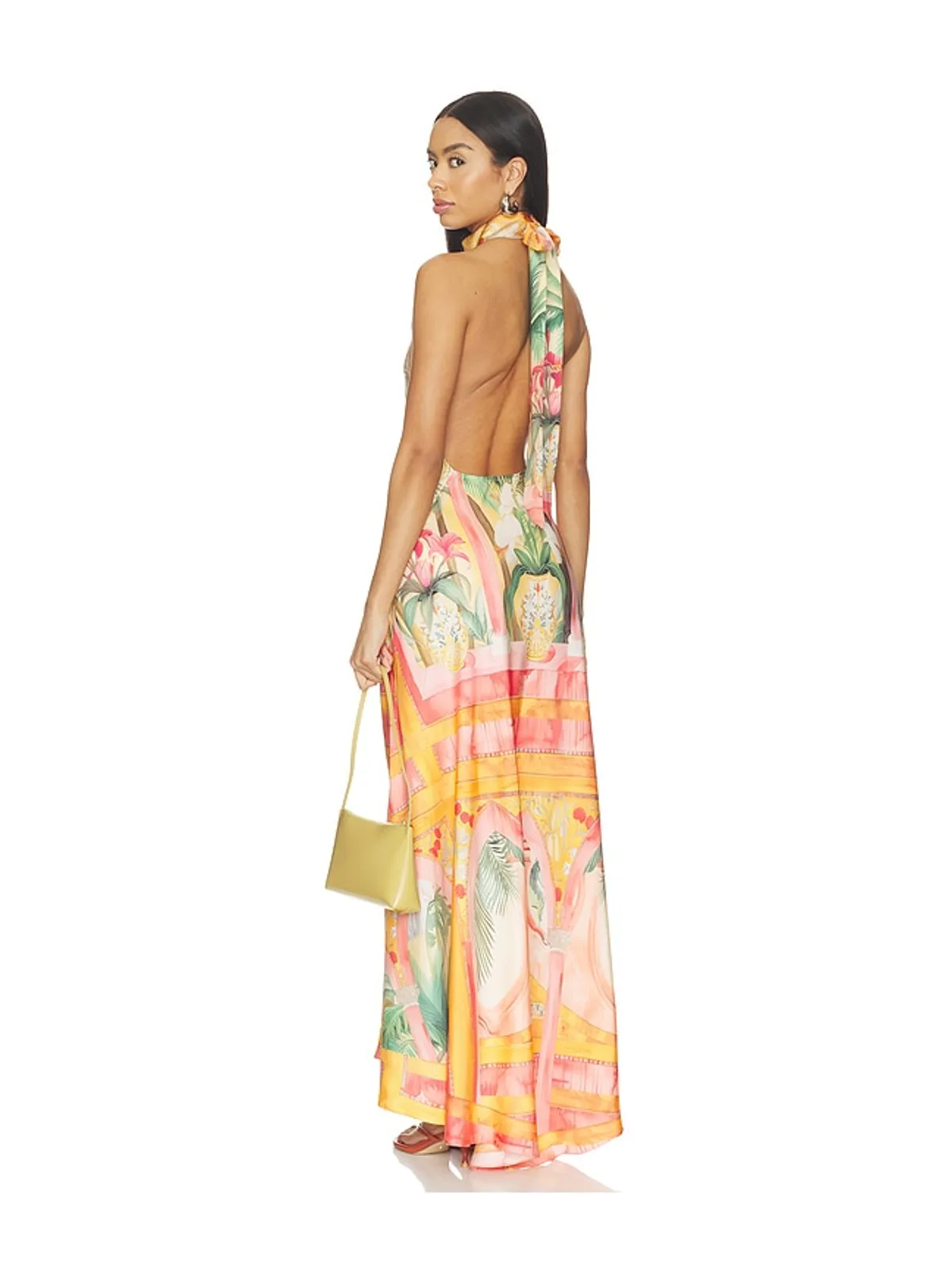 Falguni Shane Peacock SUNSET HAVEN ドレス - Pink,Orange. - 画像3