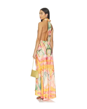 Falguni Shane Peacock SUNSET HAVEN ドレス - Pink,Orange. - サムネイル3