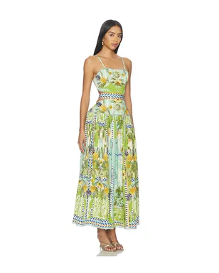 Falguni Shane Peacock PALM MIRAGE ドレス - Blue,Green. - サムネイル2