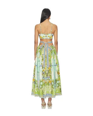 Falguni Shane Peacock PALM MIRAGE ドレス - Blue,Green. - サムネイル3