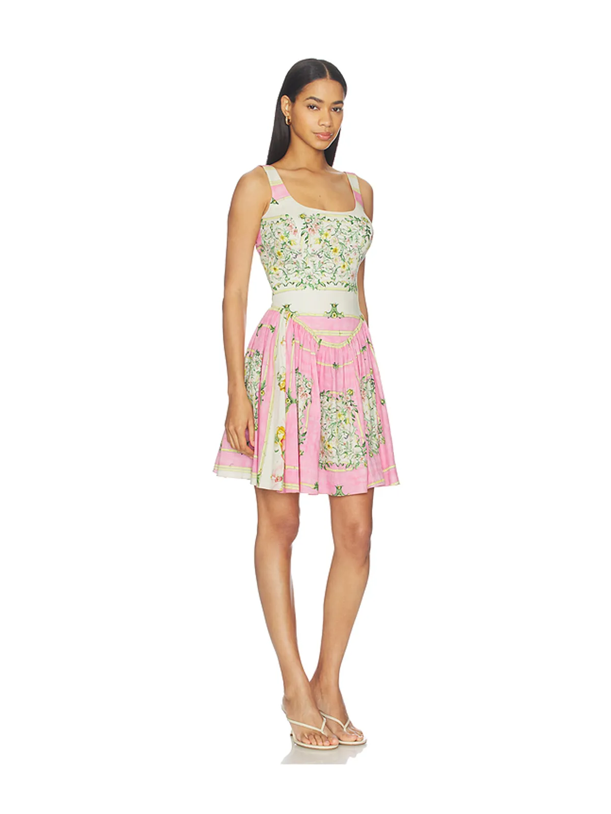 Falguni Shane Peacock PINK ODYSSEY ドレス - Pink, Ivory. - 画像2