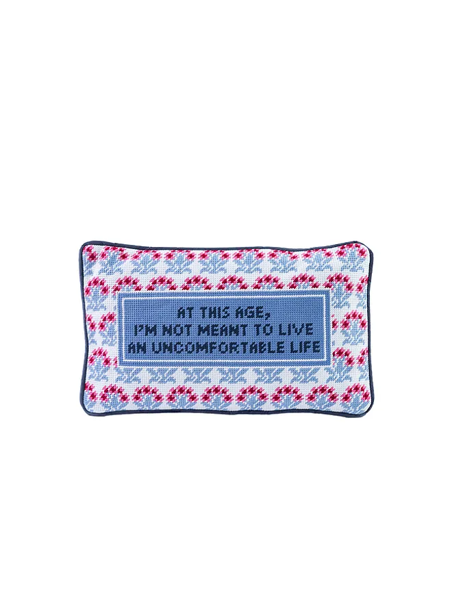 Furbish Studio Furbish Studio UNCOMFORTABLE LIFE NEEDLEPOINT PILLOW スロークッションの商品画像