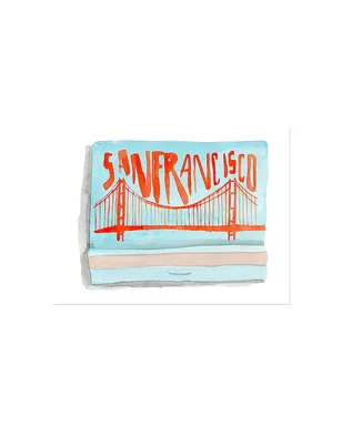 Furbish Studio 5X7 SAN FRANCISCO PRINT プリントデコール - サムネイル1