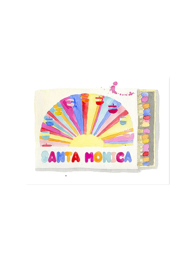 Furbish Studio Furbish Studio 5X7 SANTA MONICA PRINT プリントデコールの商品画像