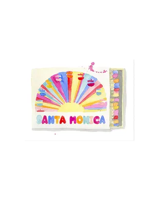 Furbish Studio 5X7 SANTA MONICA PRINT プリントデコール - サムネイル1
