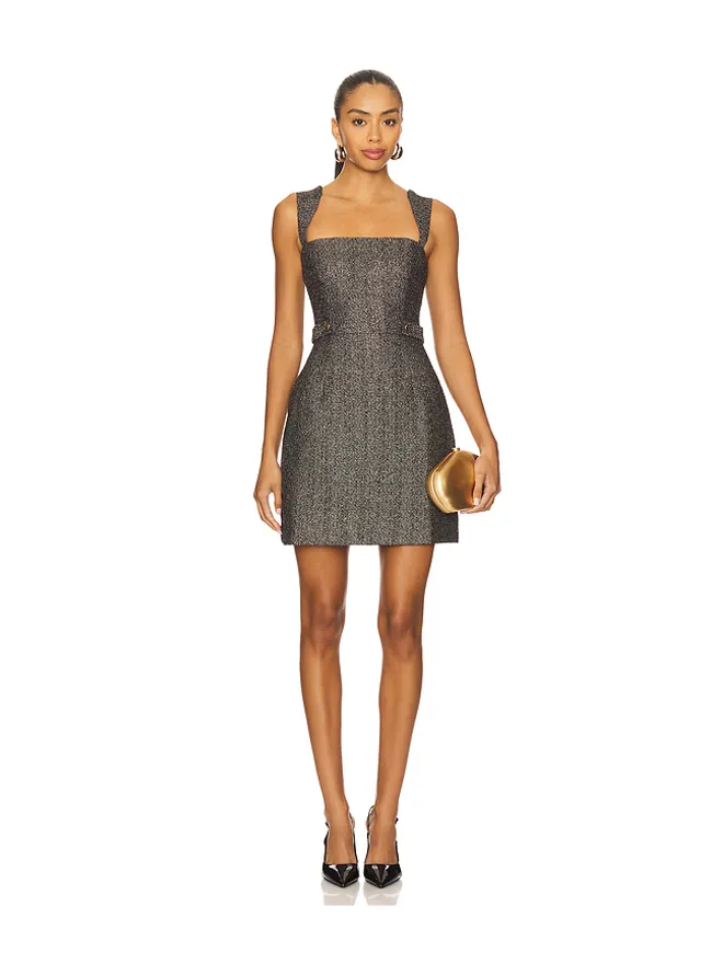 Karina Grimaldi Karina Grimaldi ALEX ドレス - Metallic Silver, grey.の商品画像