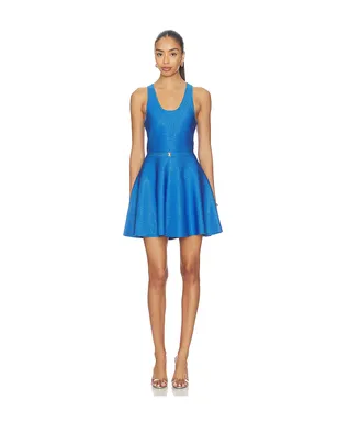 Karina Grimaldi Cleo Knit Metallic Mini Dress - サムネイル1