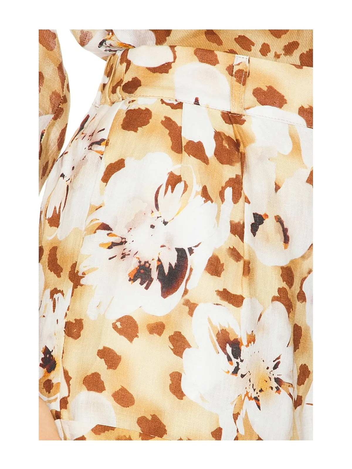 Karina Grimaldi MONA ショートパンツ - Tan,Brown. - 画像6