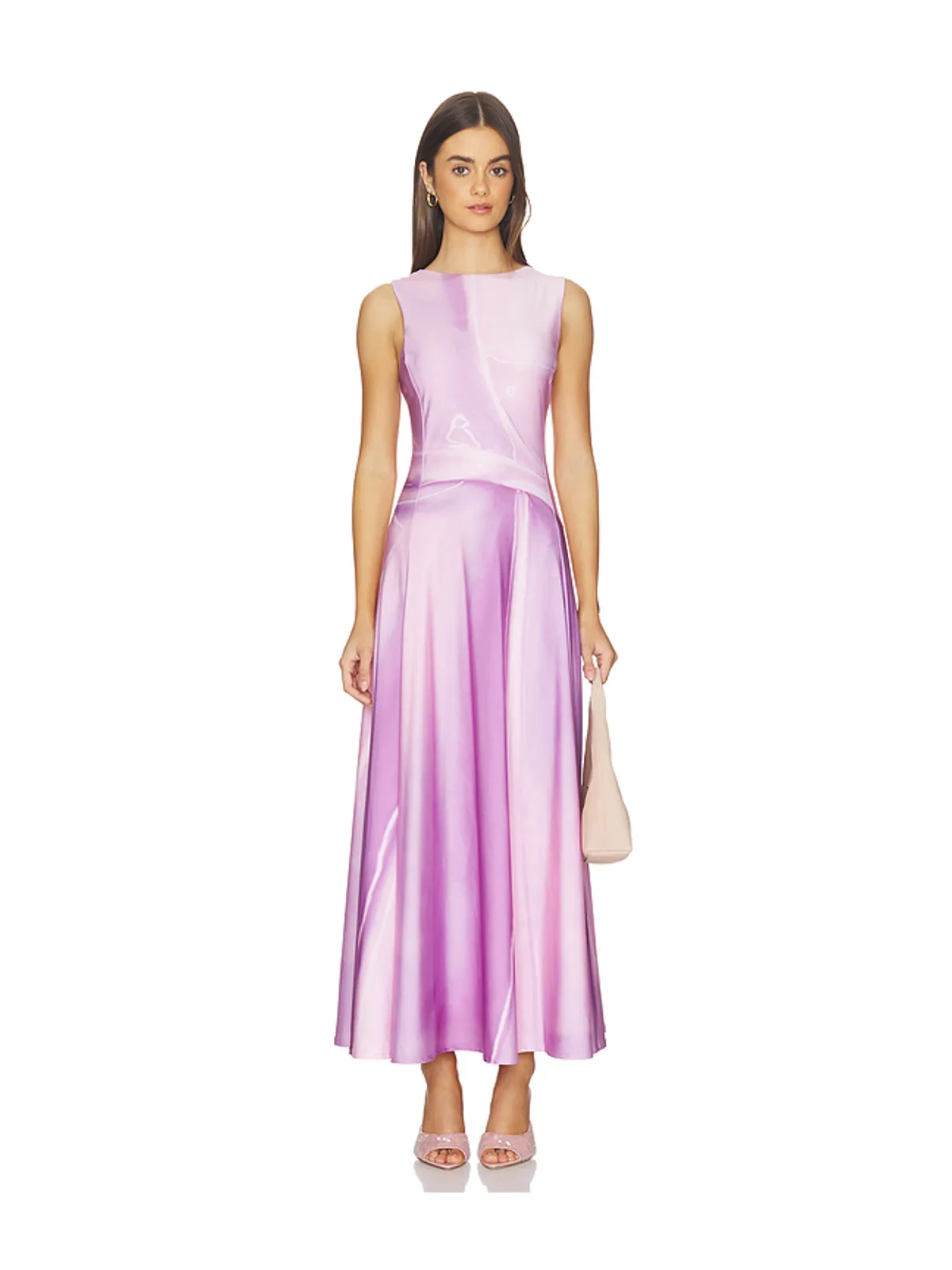 Kate Barton ILLUSION PRINT KATE LIQUID MAXI ドレス - 画像1