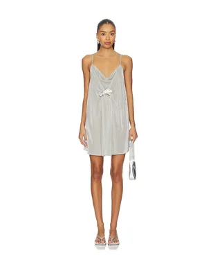 Kate Barton PEYTON ドレス - Metallic Silver, grey. - サムネイル1