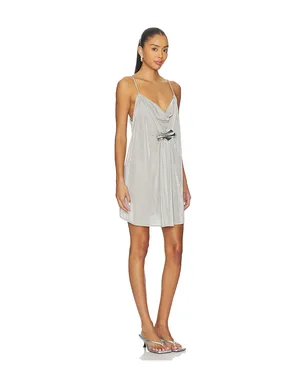 Kate Barton PEYTON ドレス - Metallic Silver, grey. - サムネイル2