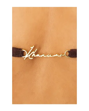 Khanums バックレスクロップドティーシャツ - サムネイル5