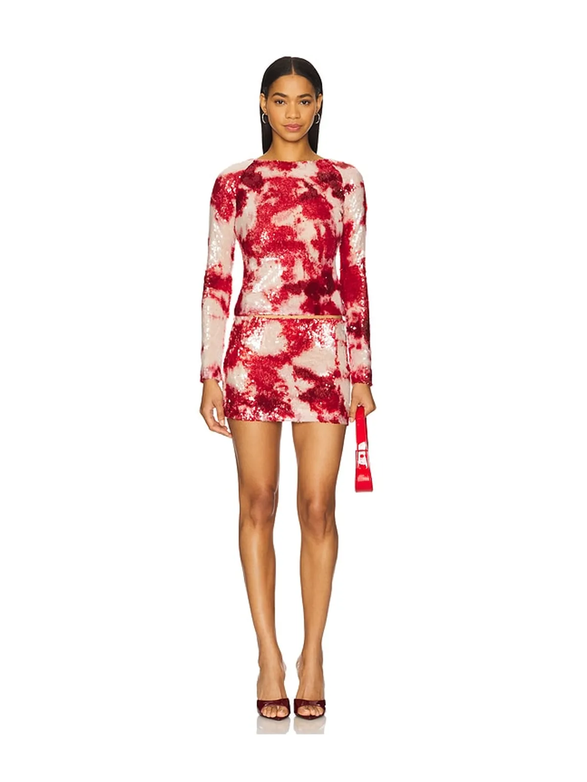 Kim Shui AMADIAH SEQUIN MINI スカート - 画像5