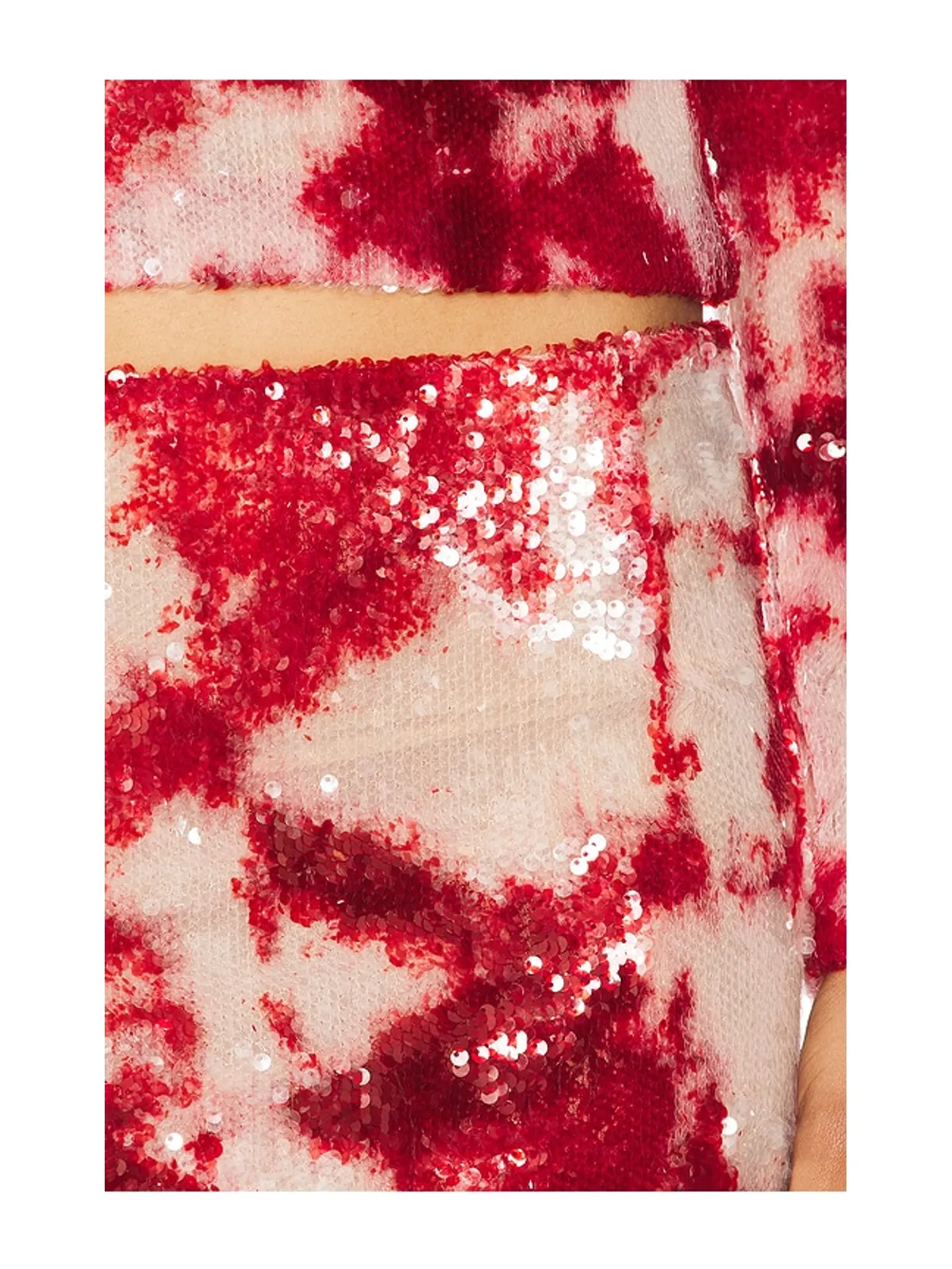Kim Shui AMADIAH SEQUIN MINI スカート - 画像6