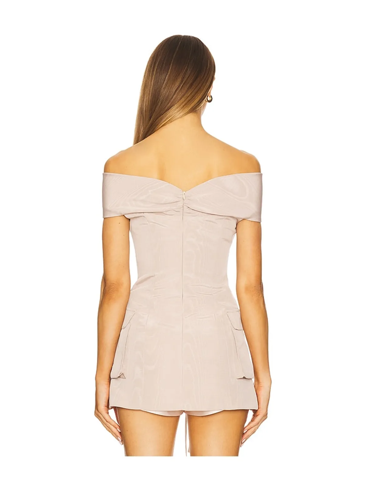 Kim Shui OFF SHOULDER TIE トップ - 画像3