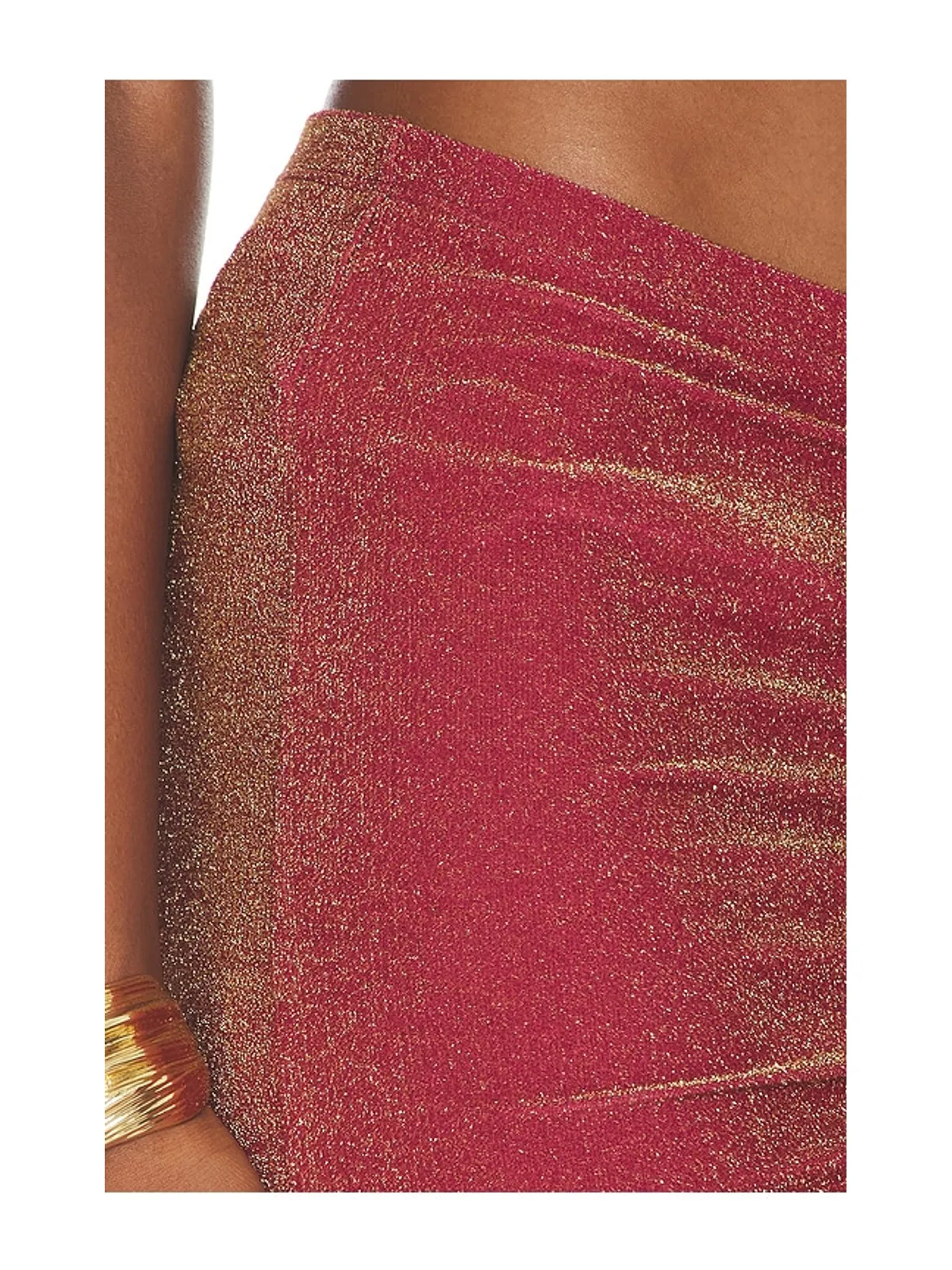 Kulani Kinis CINNAMON ギャザー入りリボンミニスカート - 画像6
