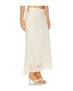 Kulani Kinis LACE SIDE TIE MAXI SKIRT レースサイドリボンマキシスカート - サムネイル2