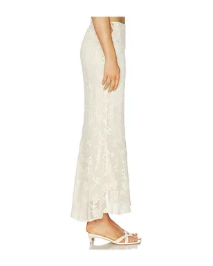 Kulani Kinis LACE SIDE TIE MAXI SKIRT レースサイドリボンマキシスカート - サムネイル3