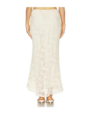 Kulani Kinis LACE SIDE TIE MAXI SKIRT レースサイドリボンマキシスカート - サムネイル4