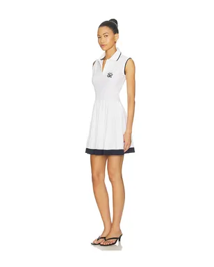 Khalhon CLUB TRIM PLEATED DRESS クラブトリムプリーツドレス - サムネイル2