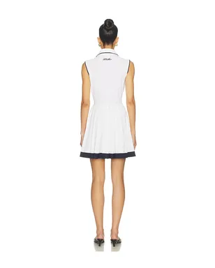 Khalhon CLUB TRIM PLEATED DRESS クラブトリムプリーツドレス - サムネイル3