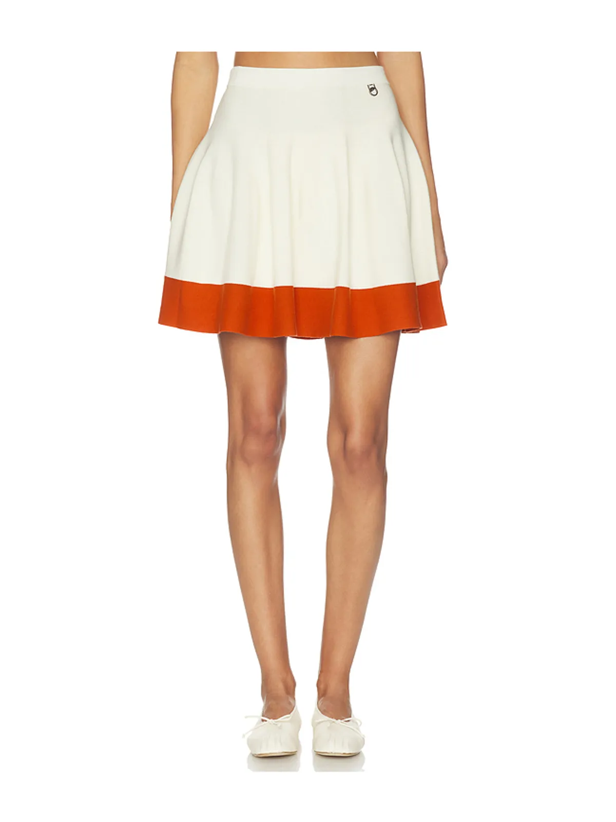 Khalhon Varsity Flare Knit Skirt - 画像1