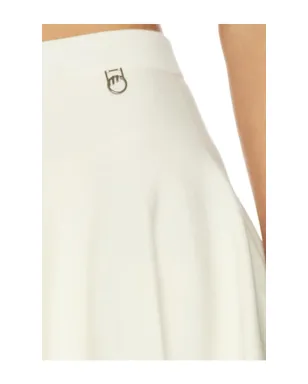 Khalhon Varsity Flare Knit Skirt - サムネイル6