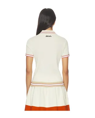 Khalhon VARSITY リブポロトップ - サムネイル3