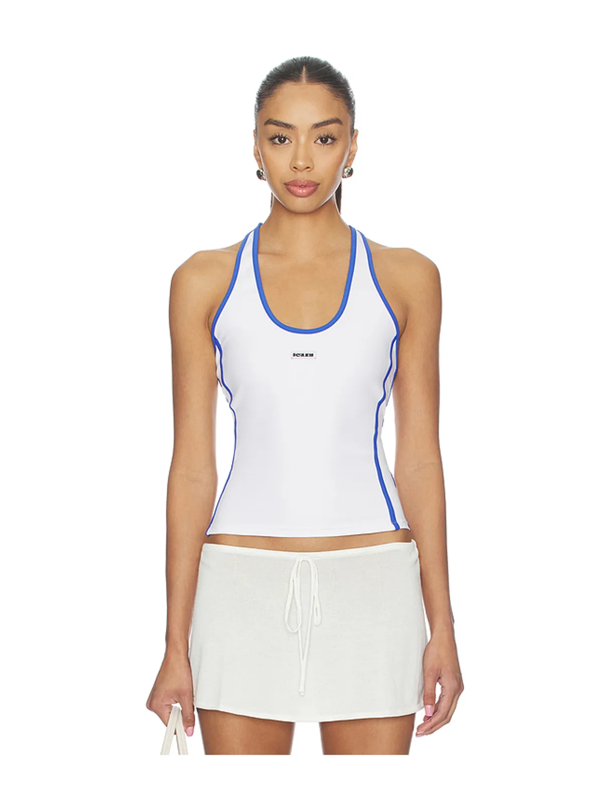 Ksubi SOTT IDOL RACER TANK トップ - White,Royal. - 画像1