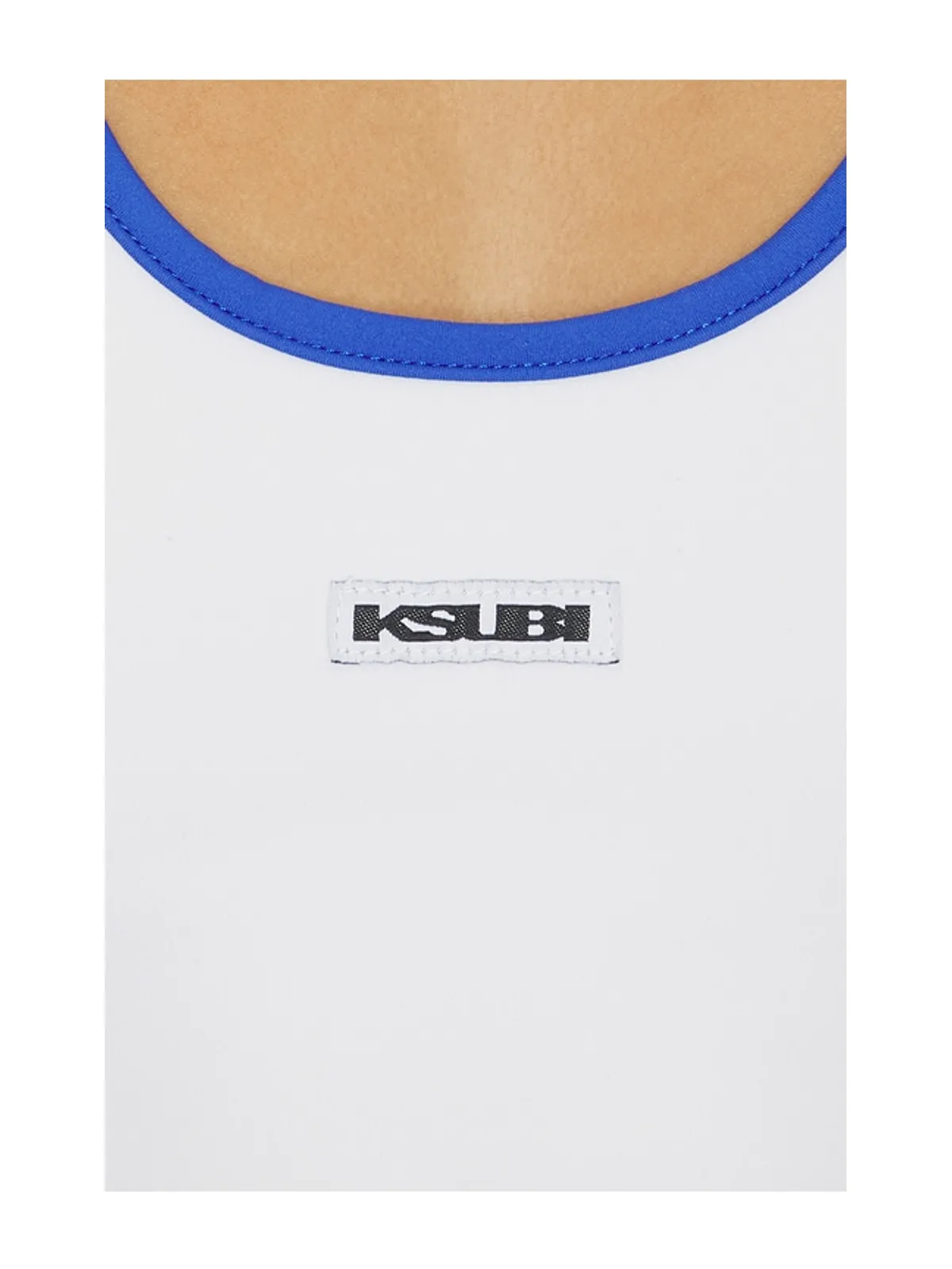 Ksubi SOTT IDOL RACER TANK トップ - White,Royal. - 画像5