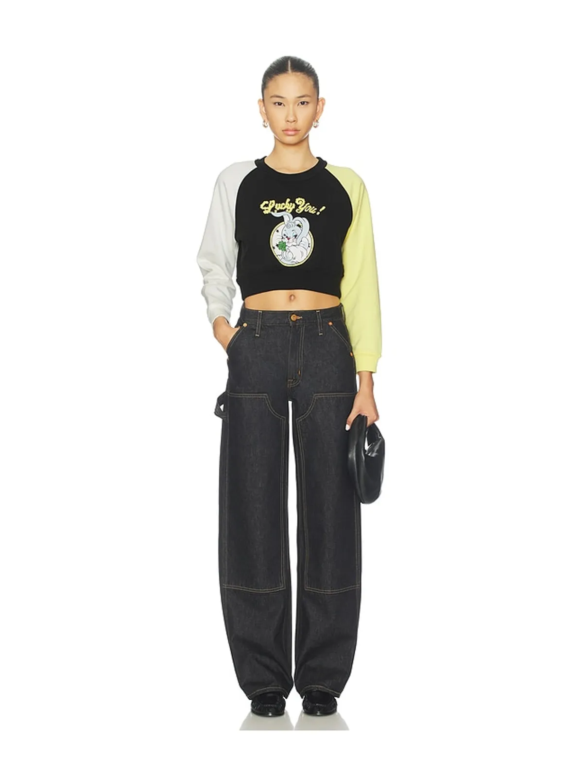 Kenzo LUCKY ME クロップスウェットシャツ - 画像4