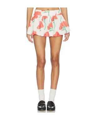 Kenzo ARCHIVE スカート - Ivory,Orange. - サムネイル1