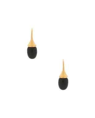 Heaven Mayhem ODETTE ドップイヤリング - Metallic Gold,Black. - サムネイル1
