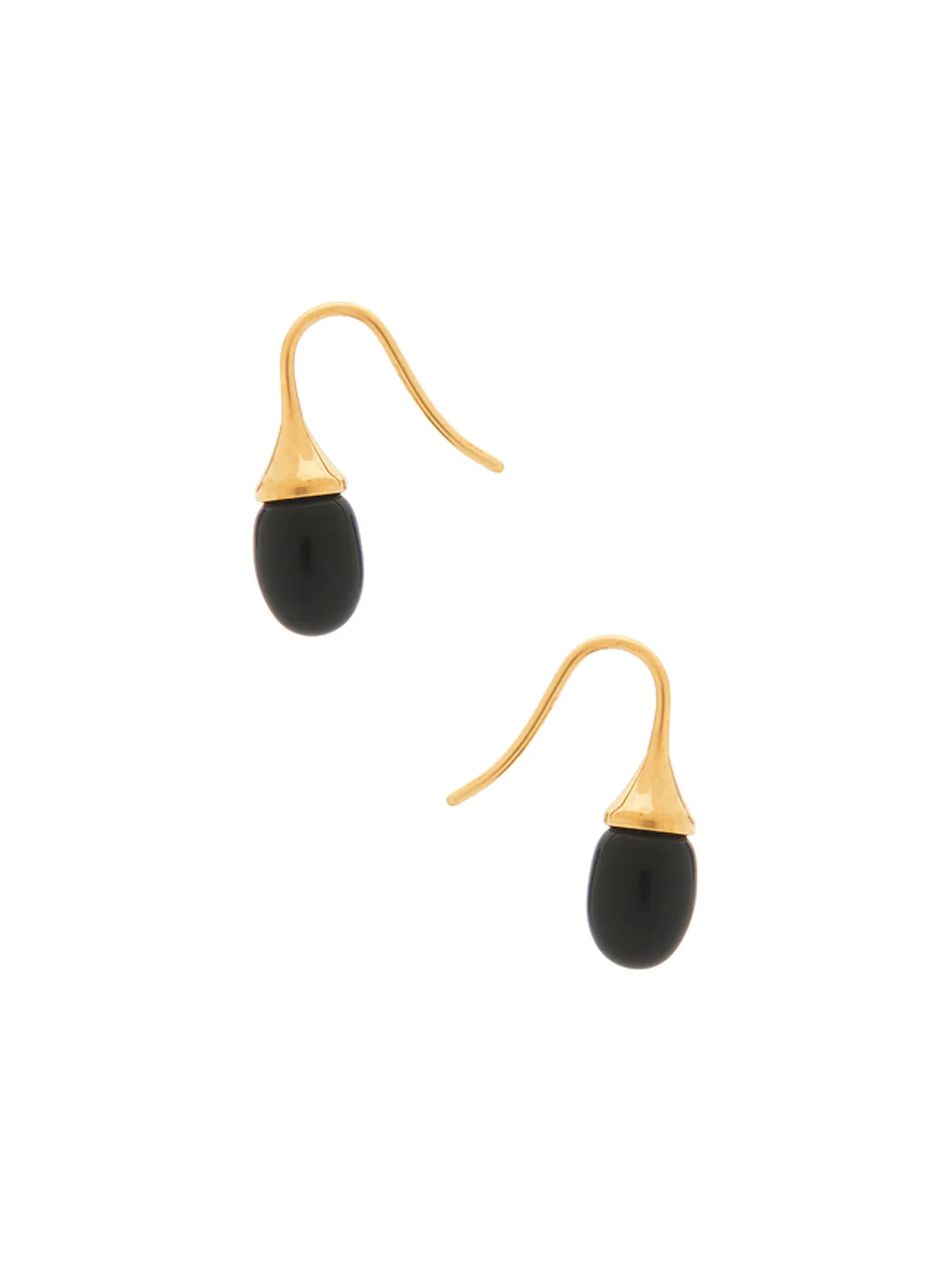 Heaven Mayhem ODETTE ドップイヤリング - Metallic Gold,Black. - 画像2