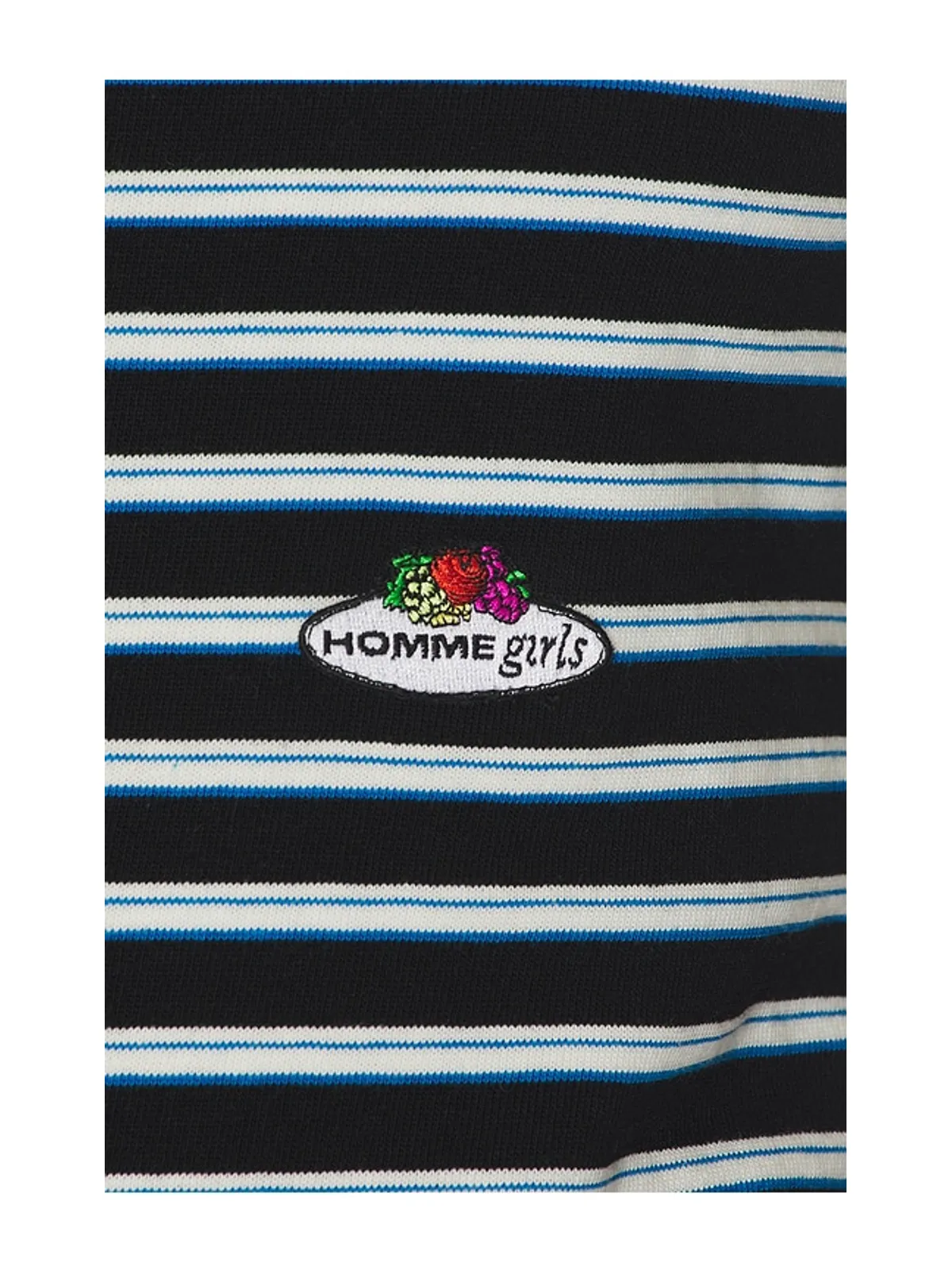 HOMMEgirls ベイビーTシャツ - Black,Blue. - 画像5