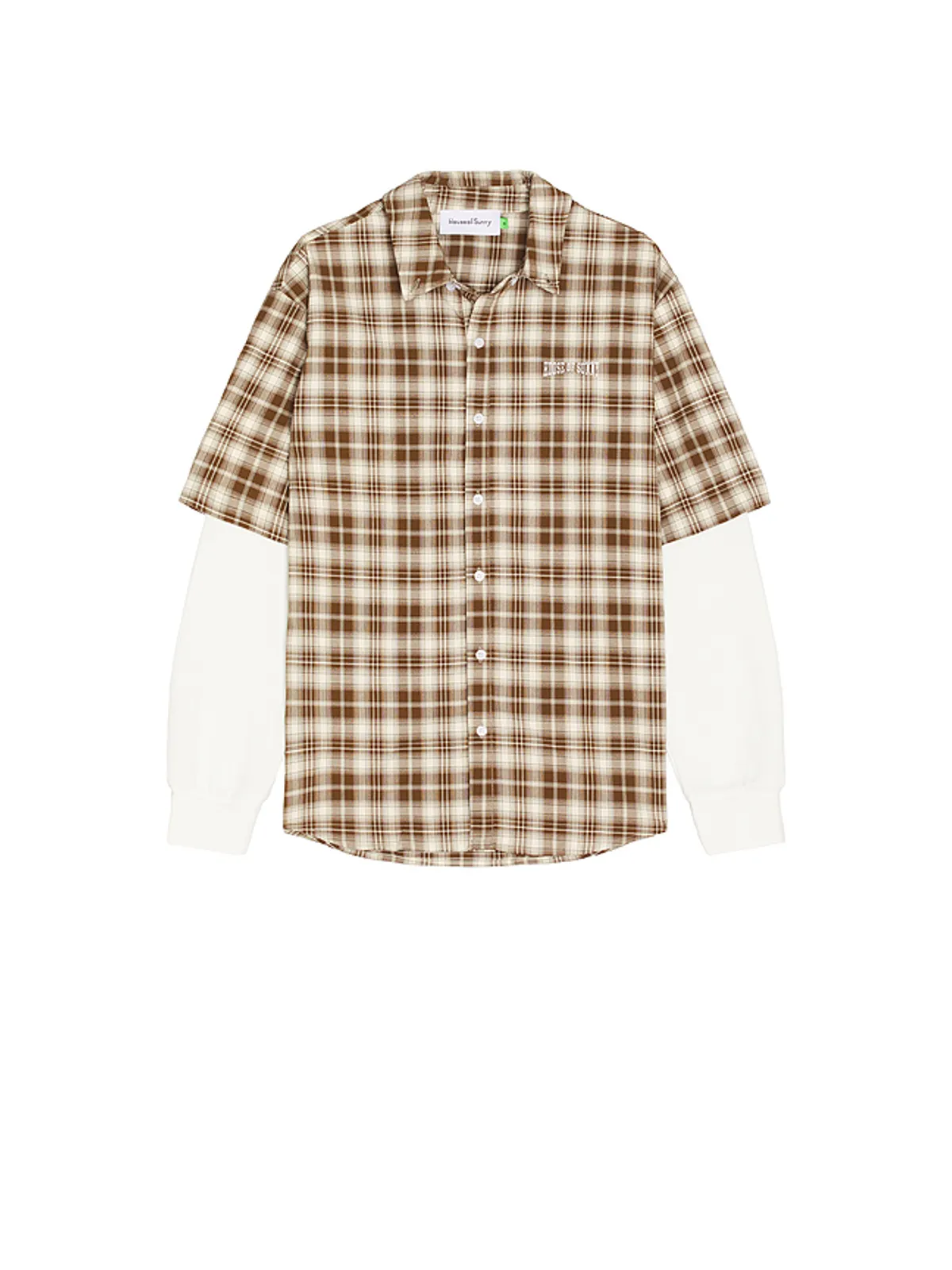 House of Sunny DOUBLE LAYERED ボタンダウンシャツ - 画像1