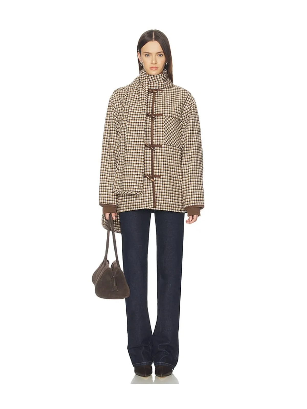 House of Sunny RETRO ジャケット - Brown,Tan. - 画像5
