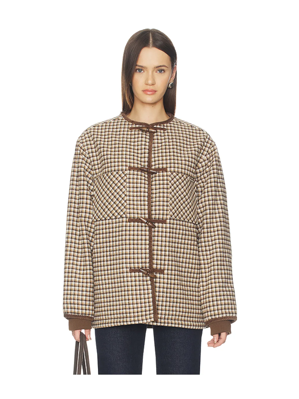 House of Sunny RETRO ジャケット - Brown,Tan. - 画像2