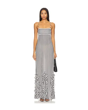 House of Harlow 1960 NIEVE ドレス - Black, White. - サムネイル2