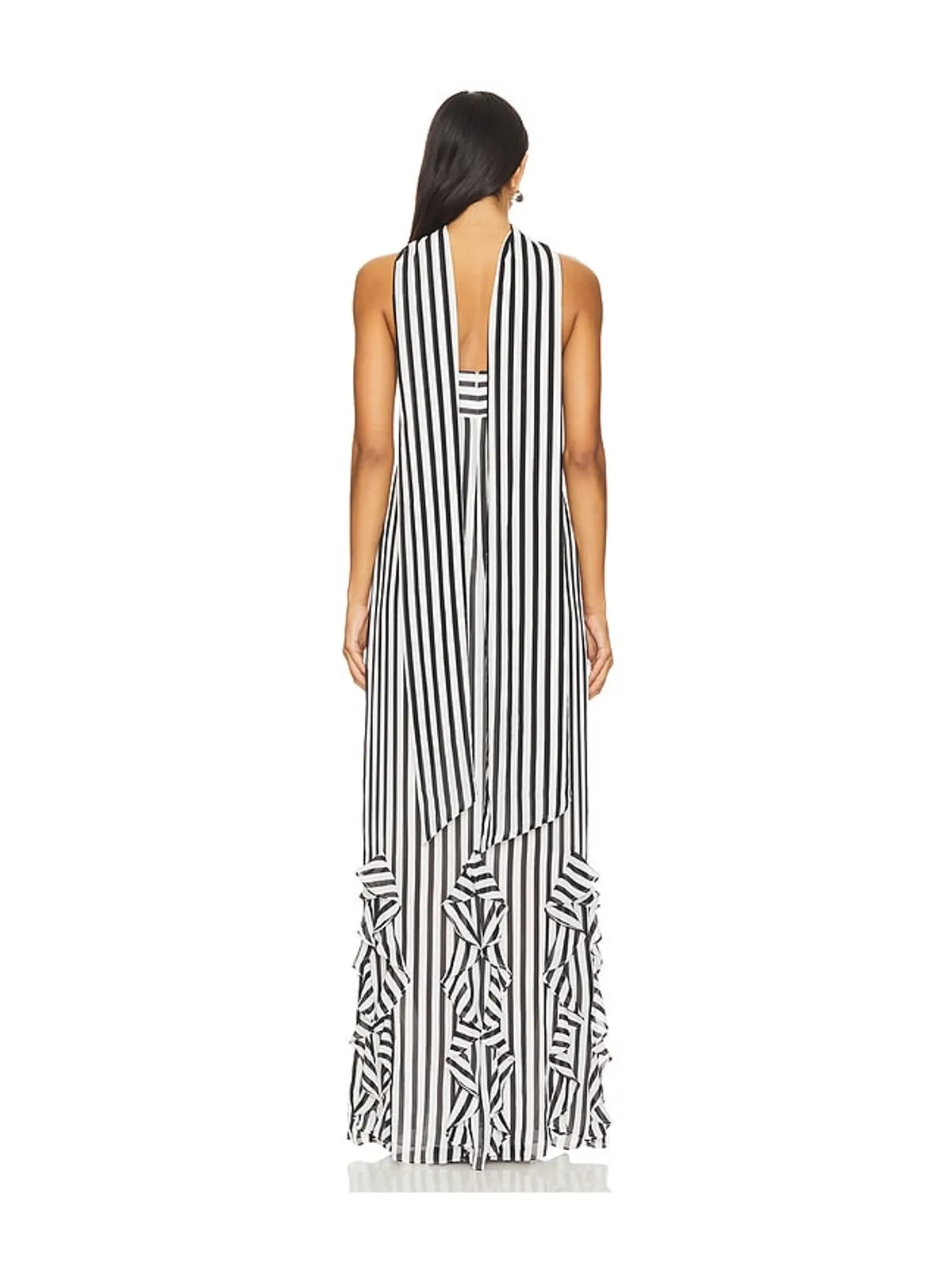 House of Harlow 1960 NIEVE ドレス - Black, White. - 画像4