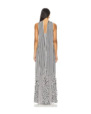 House of Harlow 1960 NIEVE ドレス - Black, White. - サムネイル4