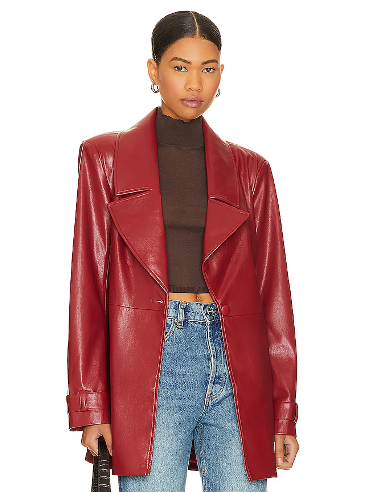 House of Harlow 1960 BORDEAUX ブレザー - 画像1
