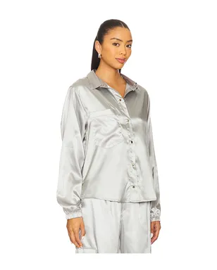Heroine Sport SATIN SHIRT ボタンアップシャツ - サムネイル2