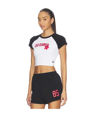 Hype and Vice UNIVERSITY OF GEORGIA クロップTシャツ - サムネイル2