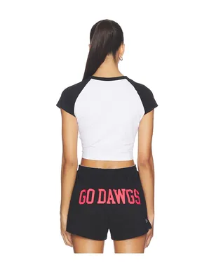 Hype and Vice UNIVERSITY OF GEORGIA クロップTシャツ - サムネイル3