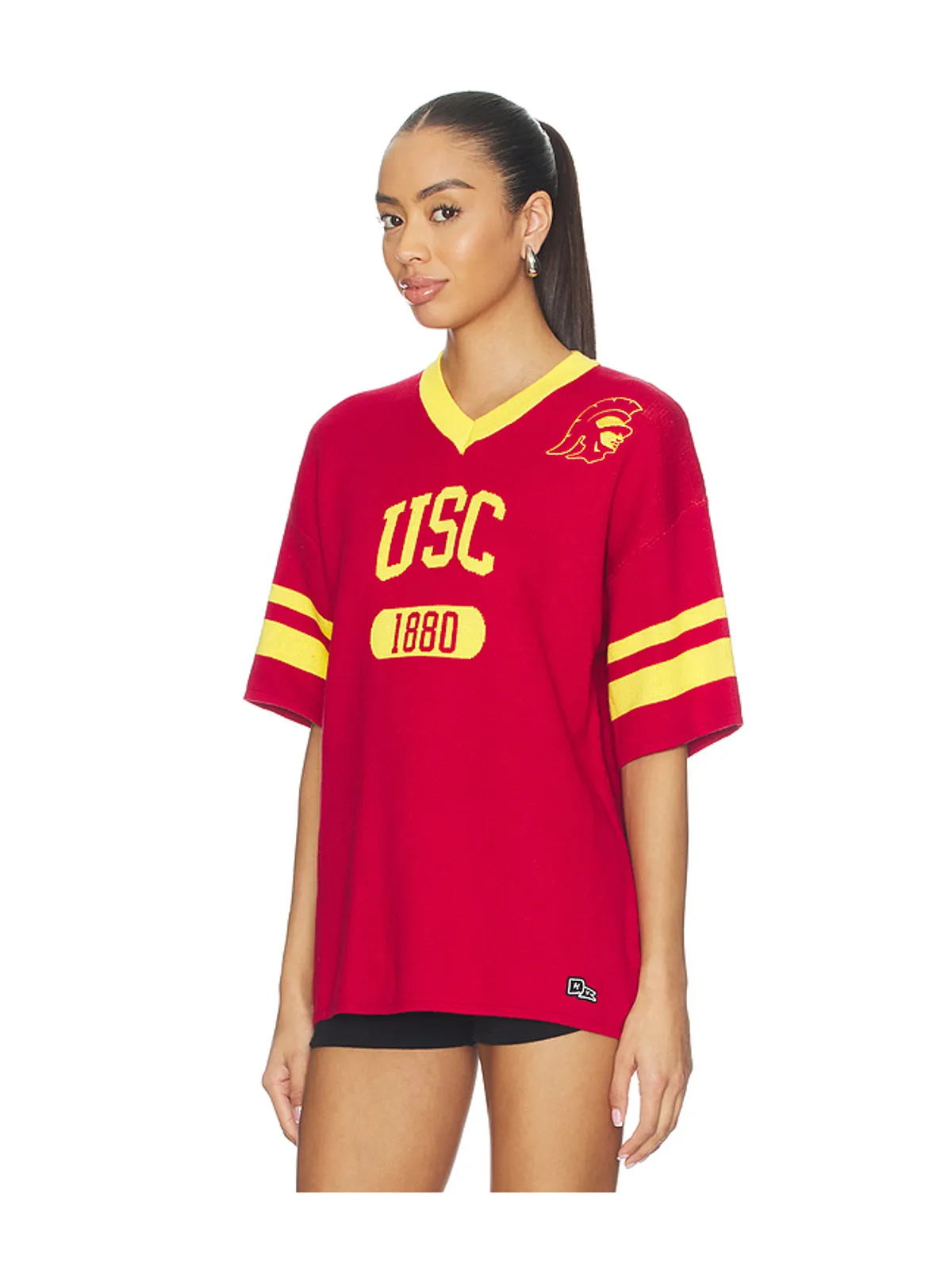 Hype and Vice UNIVERSITY OF SOUTHERN CALIFORNIA ニットジャージーTシャツ - 画像2