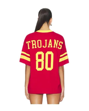 Hype and Vice UNIVERSITY OF SOUTHERN CALIFORNIA ニットジャージーTシャツ - サムネイル3