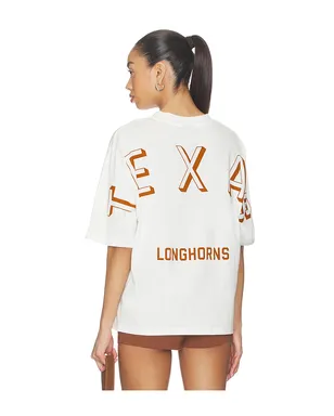 Hype and Vice UNIVERSITY OF TEXAS AT AUSTIN フットボールオーバーサイズTシャツ - サムネイル1