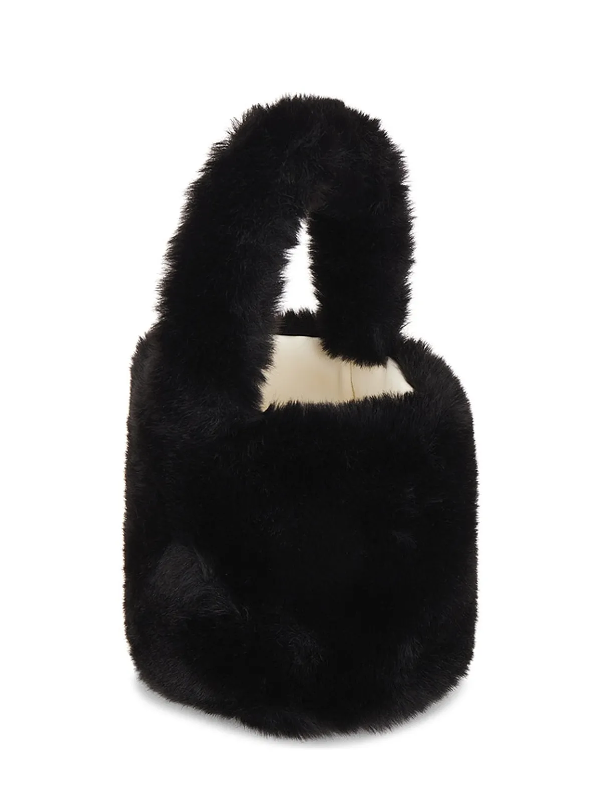 Hat Attack FAUX FUR ミニトップハンドルバッグ - 画像4